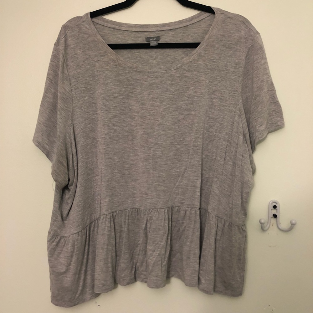 Light Gray Peplum Size XXL from Aerie